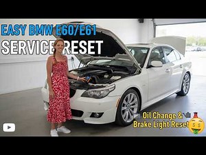 EASY BMW E60/E61 Service Reset: Oil Change & Brake Light Reset DIY