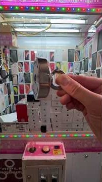 Aim for the key inside using a magnet #shorts #home #clawmachine #arcade #unboxing #blindbox