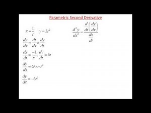 Parametric Second Derivative