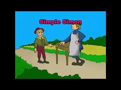 Simple Simon - Classic English Nursery Rhyme Sing Along Songs Videos - Simple Kids With Lyrics 4K