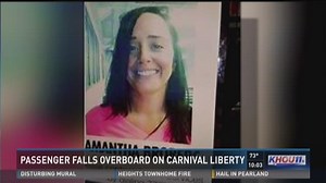 Coast Guard searching for woman who fell off cruise ship