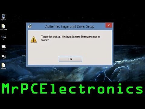 Windows 8 Biometric Framework -ENABLE- "How To"