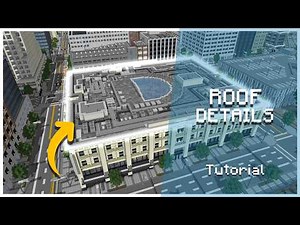 How to make your City Roofs like better [Minecraft Tutorial]