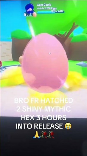 Bubble Gum Simulator Infinity FIRST SHINY MYTHIC HEX!