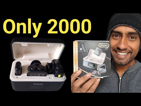Best Wireless Mic Under ₹2000? 🤯 Grenaro Mic Full Review!