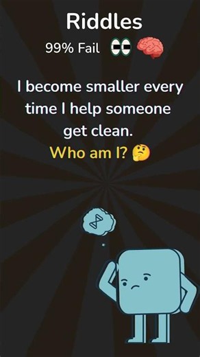 I Get Smaller Every Time I Help You Get Clean... Who Am I?🧠 Riddle Challenge! | Bindhast Quiz