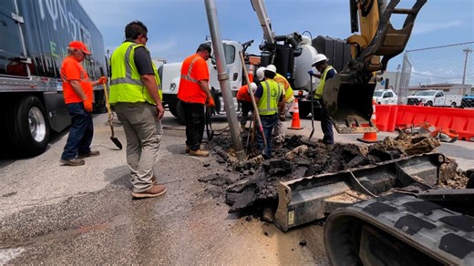 If it’s broken, they can fix it! Myrtle Beach’s Public Works water team swooped in to make an emergency water repair at the Carolina Country Music Fest site near Ninth Avenue North and Withers Drive Wednesday morning. This area was already closed for CCMF, so no road closures were necessary. This repair was to a two-inch line and is now complete. Thank you to the Myrtle Beach Fire Department and CCMF team members who were able to get the Public Works team members in quickly and smoothly! You nev