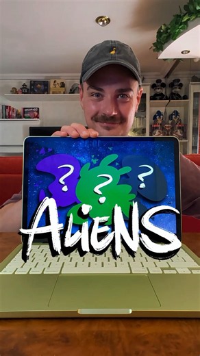 Drawing Aliens from Blotches #alien #extraterrestrial #drawing #humor
