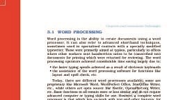 BSc Ist OE Ms Word.pdf - Office Automation - Notes - Teachmint