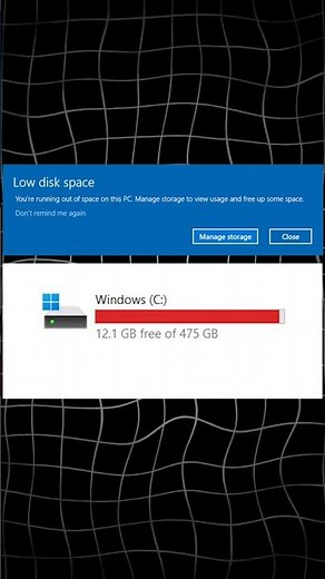 Can't Extend C Drive? Fix It in 60 Seconds ⚡ (Windows 10/11) #shorts