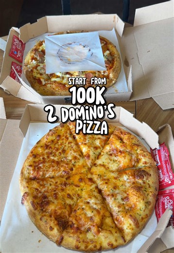 Promo Domino's Pizza: 2 Medium Hanya 100 Ribu!