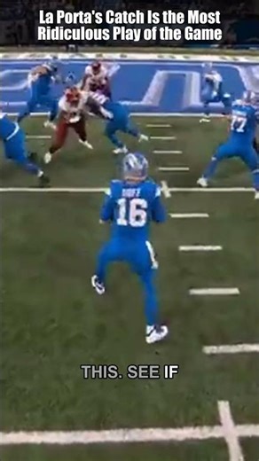 La Porta's Catch Is the Most Ridiculous Play of the Game