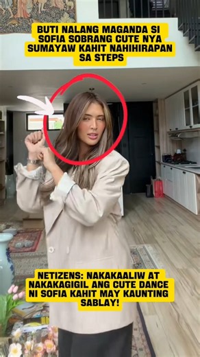 Sofia Andres nagpakita ng nakakaaliw na dance moves kahit medyo nahirapan sa steps #shorts
