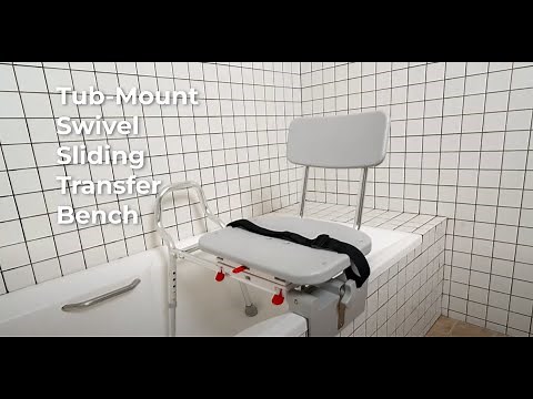 Tub-Mount Swivel Sliding Tub Transfer Bench - Product Overview