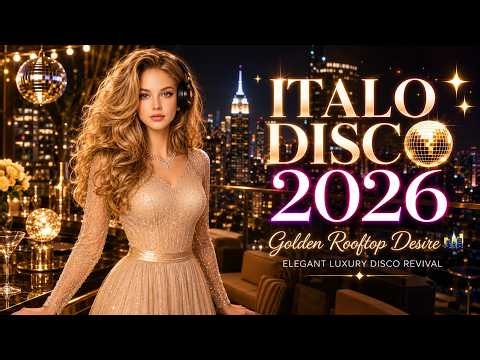 Italo Disco 2026 🌃 Golden Rooftop Desire | Elegant Luxury Disco Revival