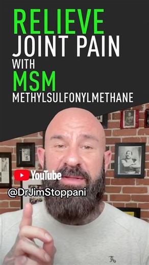 Jim Stoppani, PhD on Instagram: "New research says MSM actually helps relieve joint pain. Not bro science, real science. #msm #jointpain #supplementsmart #sciencebacked #jym #staymoving #trainhard #recoverright #mobilitymatters #noBSsupps"