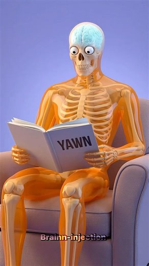 What Happens When You Yawn 🥱? #skeleton #facts