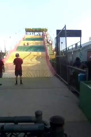 Woman Catches Kid Running in Front of Her