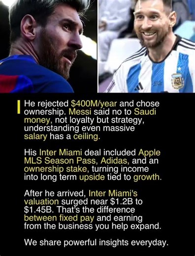 MessI’s $400M Saudi Snub: Ownership Rocket to $1.45B Mirage