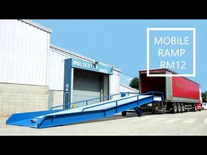 Mobile yard ramp for loading and unloading trucks - Angel Mir (Portes Bisbal SL)