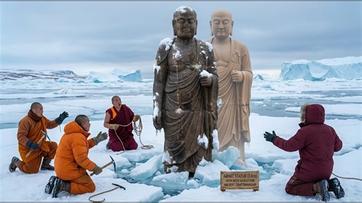 Ancient Statue Discovered in Antarctica: The Impossible Journey of the Arhat
