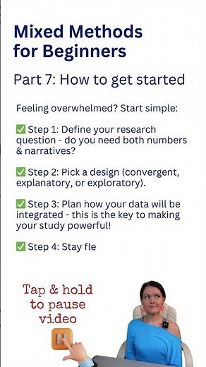 Mixed methods research - how to get started