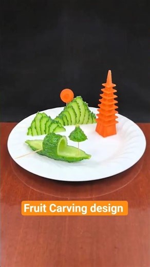 Carrot Cucumber Creative Multi-Style Carving Art#Amazing Carrot and Cucumber Different Style Carving