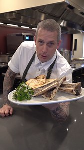 Roast bone marrow on sourdough for Sammy Sweetheart 🤤 Ingredients - 2x marrow bones, cut lengthways (ask your butcher, with notice they should be able to cut them for you) - Sourdough - 1 bunch parsley - 1 shallot - 50ml lemon juice - 100ml olive oil - Salt and pepper Method 1. Season the marrow bones with salt and pepper and roast in a 220°c oven for 20-25 minutes. 2. Pick the parsley and slice the shallots nice and thin. 3. Mix olive oil and lemon juice in a bowl and add the shallots, leave t