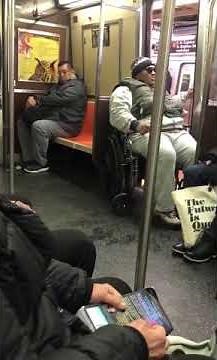 Wheelchair Fight on NYC Subway