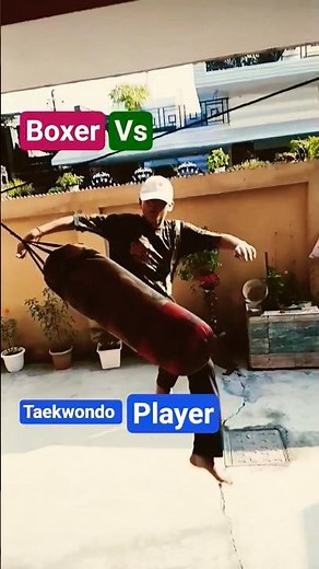 #fighter comparison Boxer vs Taekwondo player