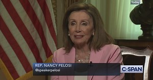 House Speaker Nancy Pelosi first elected in 1987 on running for re-election