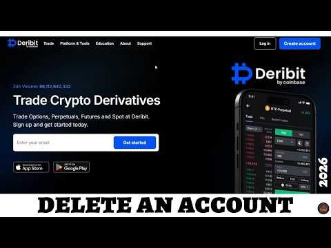 How to Delete or Close Your Deribit Account (2026 Guide)?