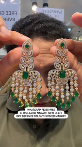 ✨ Royal Grand diamond Danglers ✨ Turn every look into a statement with these elegant rose quartz danglers—crafted to reflect timeless beauty and sophistication. 🎁 Every order includes a free surprise gift 📦 Cash on Delivery available across India 🏠 Visit us: OSR Jewellers, C-115, Lajpat Nagar 1, New Delhi 💬 DM / WhatsApp: 7838119986 🌐 Shop now at www.osrjewellers.com 💡 Jewelry Care Tip: Keep away from water and perfume to maintain lasting brilliance. #RubyEarrings #LuxuryJewelleryIndia #OS
