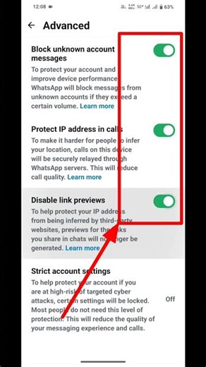 How to Protect Your WhatsApp from Hackers | WhatsApp advanced setting #hacked 🔒#cybersecurity