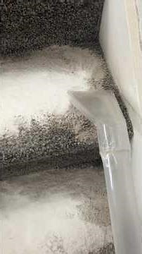 Cloud dust & powder on steps with clear tools! #asmrsounds #satisfying #asmr #vacuum #vacuuming