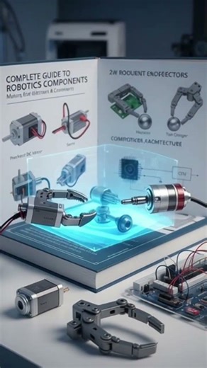 "Complete Guide to Robotics Components: Motors, End-Effectors, and Controllers"