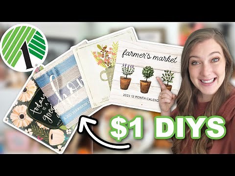 $1 Dollar Tree 2023 Calendar DIY's & HACKS! | DIY these Dollar Tree Calendars for GORGEOUS Decor!