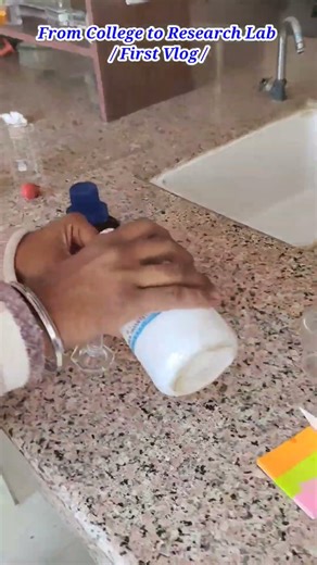 1M Views/My First Research Vlog - From Classroom to Research Lab #shorts #ytshorts #studentlife #drx