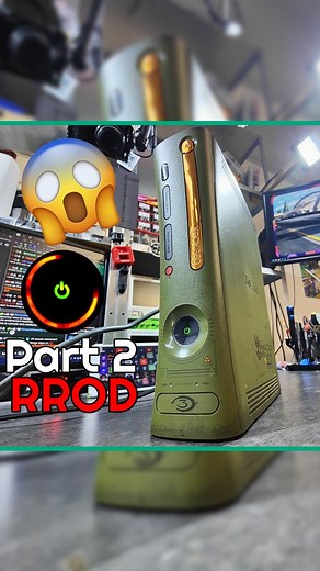 85 reactions · 3 comments | Xbox 360 Halo RROD Part2 ! #microsoft #xbox #crystal #green #game #console #consolegaming #games #gamer #gamers #collector #collectors #collection #retro #vintage #retrogamingconsole #360 #xbox360 #halo | Cabridiy | Facebook