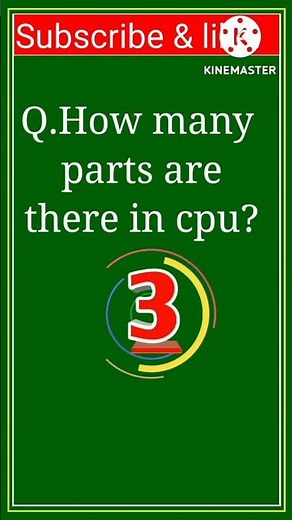 parts of cpu......