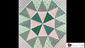 Morning star is one of my favorite blocks. So much so I made a quilt with it. Watch the full tutorial and get the pattern details: https://teresadownunder.com/2019/12/26/illusion-of-curves/ | TeresaDownUnder