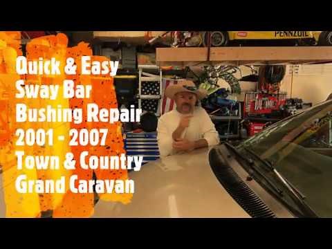 Detailed Sway Bar Bushings Replacement 2001 2007 Town & Country and Grand Caravan