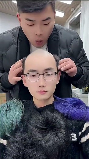 Youth reboot. One wig. Done.#tócgiảnam #tócgiả #メンズウィッグ #ウィッグ