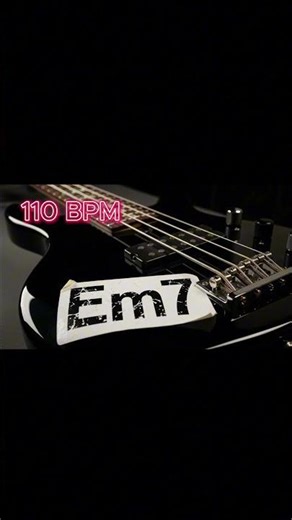 Bass - Em7 - Backingtrack (No Bass) - 110 BPM Smooth Funk Groove [ベース練習用バッキングトラック]
