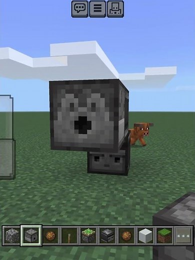 Tutorial how to build a Minecraft bedrock full auto cannon.