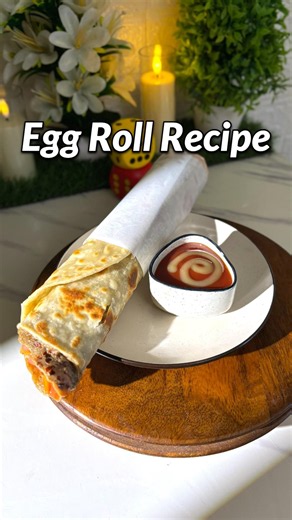Egg Roll Recipe #egg #recipe #shorts