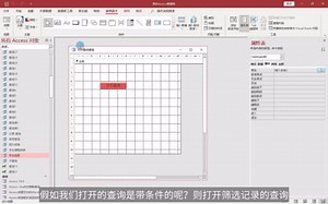 Access调用窗体的参数查询