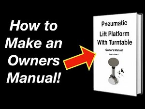 How To Create A Product Owners Manual!
