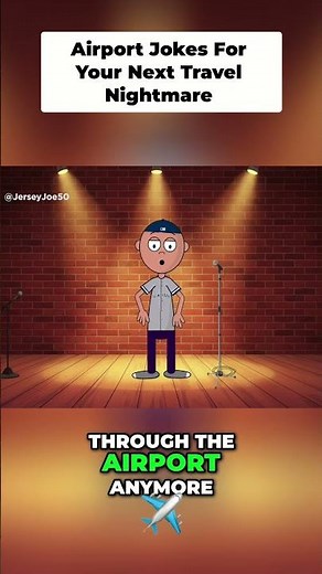 Airport Travel SUCKS! Hilarious Jokes for Your Next Trip #comedy #cartoon #funny