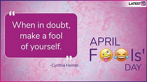 April Fools’ Day Funny Quotes and Messages: Hilarious Quotes & Prank GIF Images to Share on April 1 | 🙏🏻 LatestLY